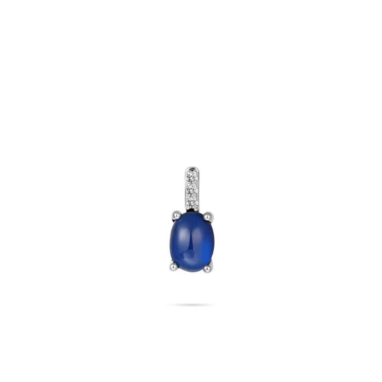 Hanger blauw met collier