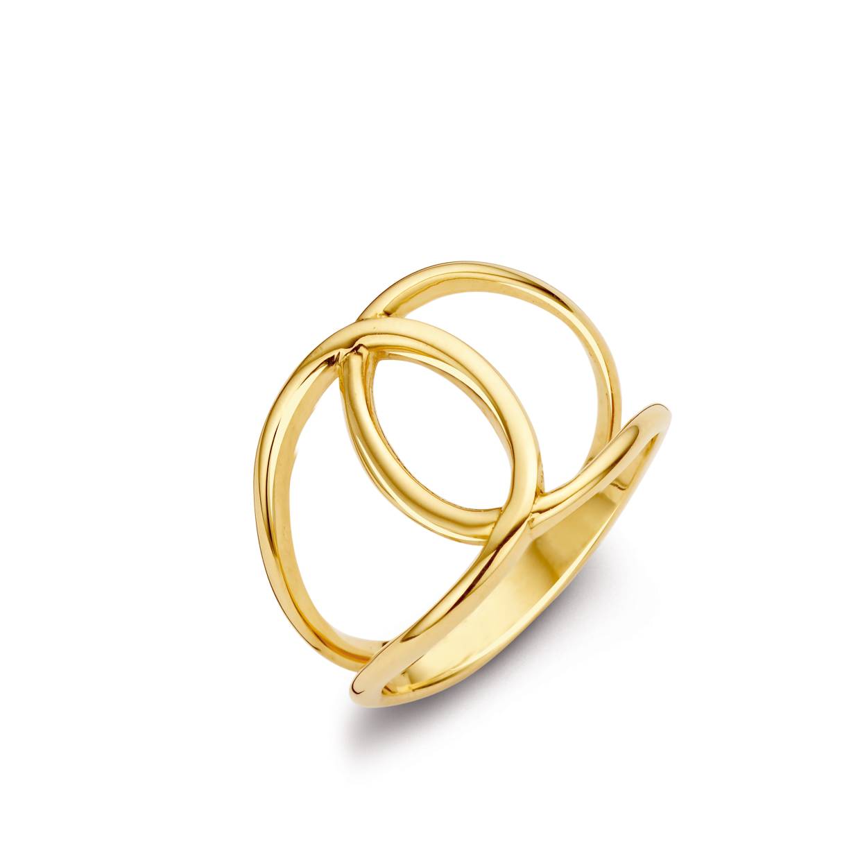 Ring gemaakt met oud goud.