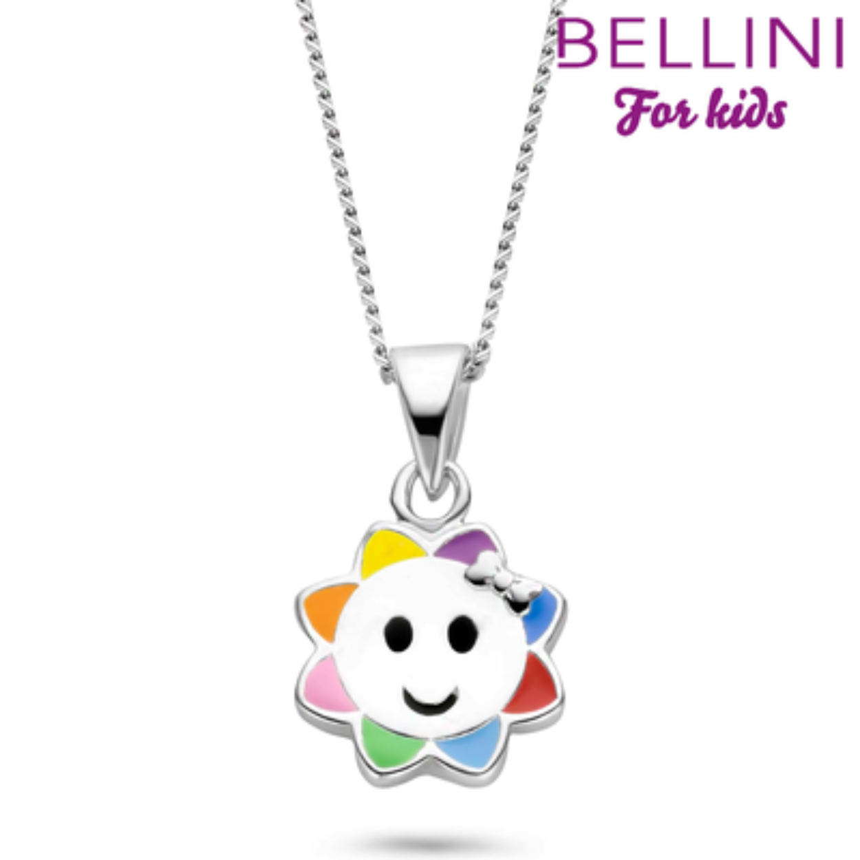 Bellini zilver hanger gekleurde zon
