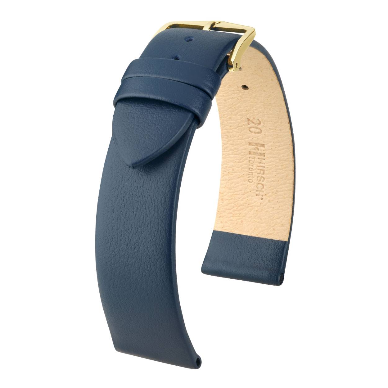 "Hard shell, soft core" - volgens dit motto, onze TORONTO horlogeband boeit met eenvoudige elegantie. Deze armband ziet er zowel robuust als zijdezacht uit om de pols. Hier combineren wij Italiaans kalfsleder met een bijzonder fijne nerf met het beproefde HIRSCH Softglove voeringleder. Bovendien ronden het vlakke design en de fraai gevormde sluiting in het Tradition-design deze edele lederen band harmonieus af.