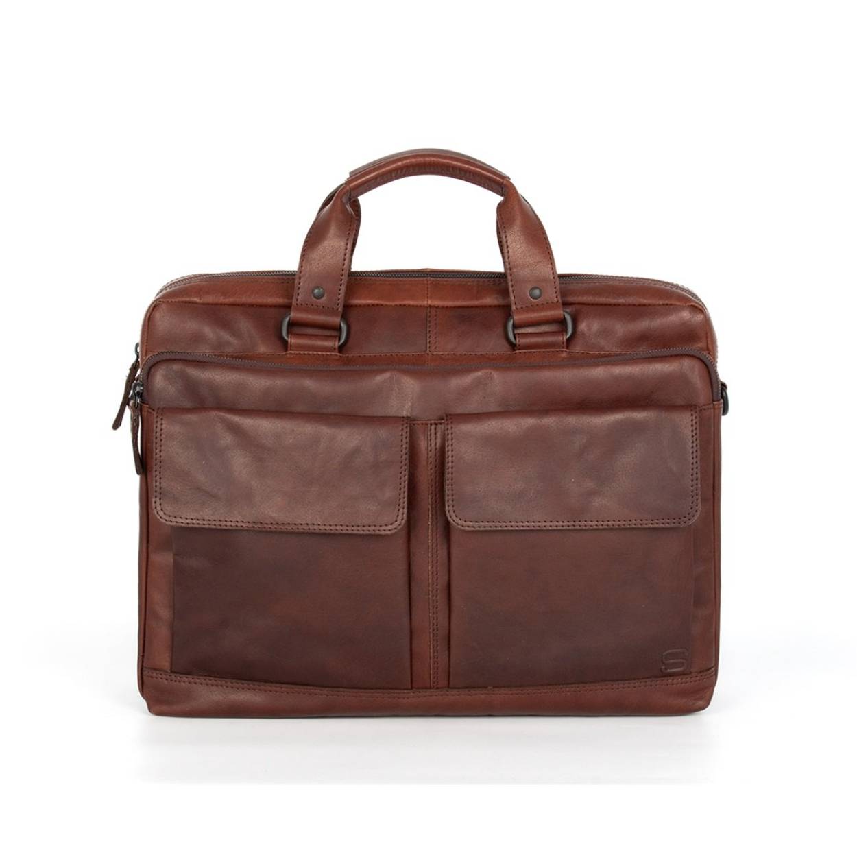Deze Spikes&Sparrow laptoptas is gemaakt van hoogwaardig leer en heeft een stoere uitstraling door de stijlvolle spikes. De tas heeft een gewatteerd laptopvak en diverse handige vakken voor al je benodigdheden. Draag de tas comfortabel over je schouder met de verstelbare schouderband. De perfecte combinatie van stijl en functionaliteit voor onderweg. Maak je outfit compleet met deze trendy laptoptas!
Ruime werktas geschikt om een 17inch laptop in te vervoeren.