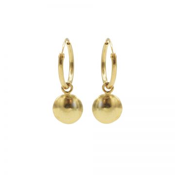 Hoops Symbols Round Disc Goldplated