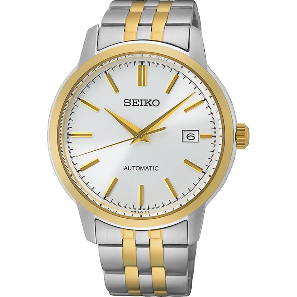 Dit is een herenhorloge van het merk Seiko. Het is een analoog horloge gemaakt van staal. De diameter van de kast is 41.2 mm en de kast is 12 mm dik.
De verdere specificaties van het horloge zijn als volgt:
Kastvorm: rond
Kastkleur: zilverkleurig
Kastmateriaal: staal
Bandbreedte: 18 mm
Bandlengte: 211.2 mm
Sluiting: vouwsluiting met drukker
Wijzerplaatkleur: groen
Glassoort: hardlex mineraal glas
Waterdichtheid: 10 ATM
Techniek: automaat