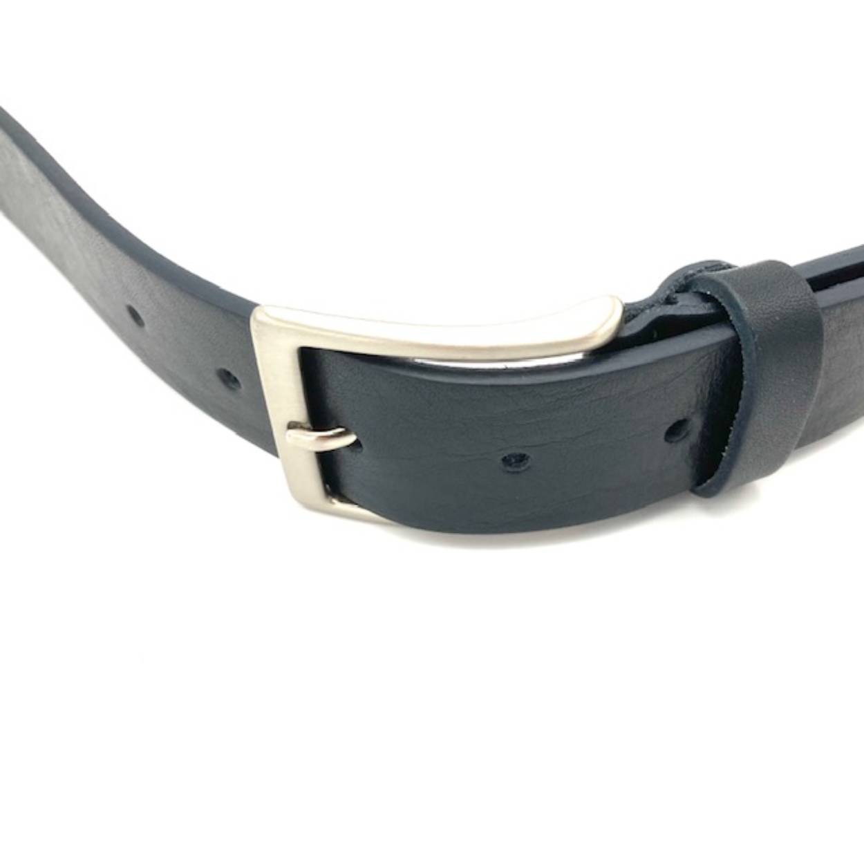 OwnLabel riem donker blauw uni 35mm breed