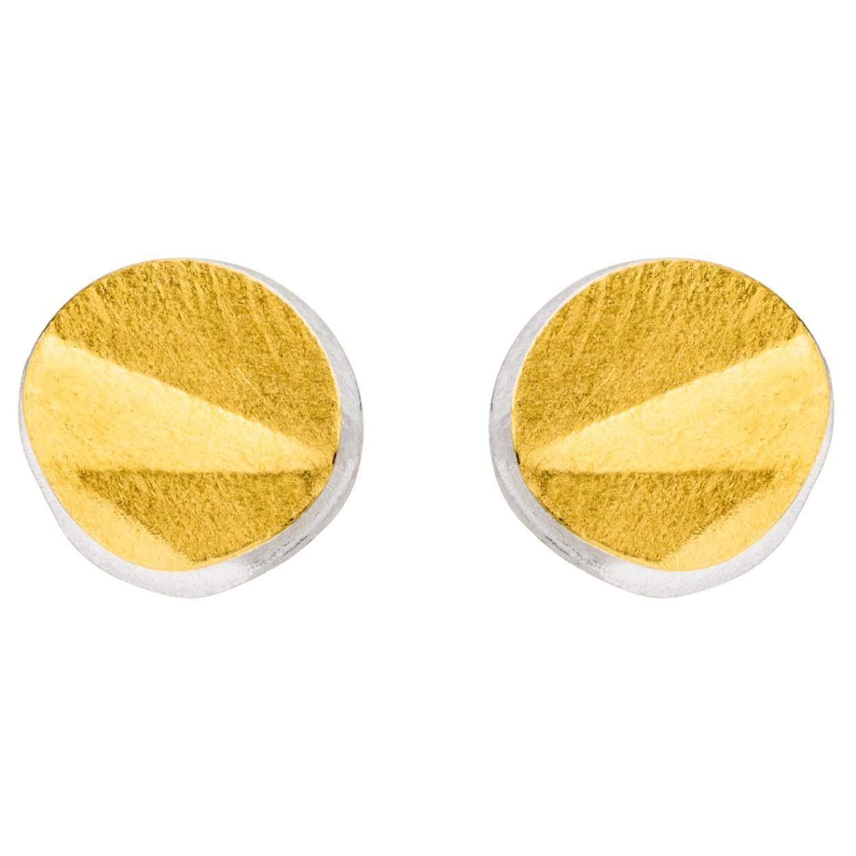 Manu Schmuck oorstekers Zilver/goud