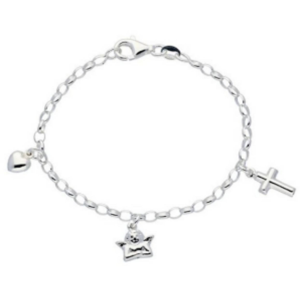Zilveren Kinderbedelarmband Communie