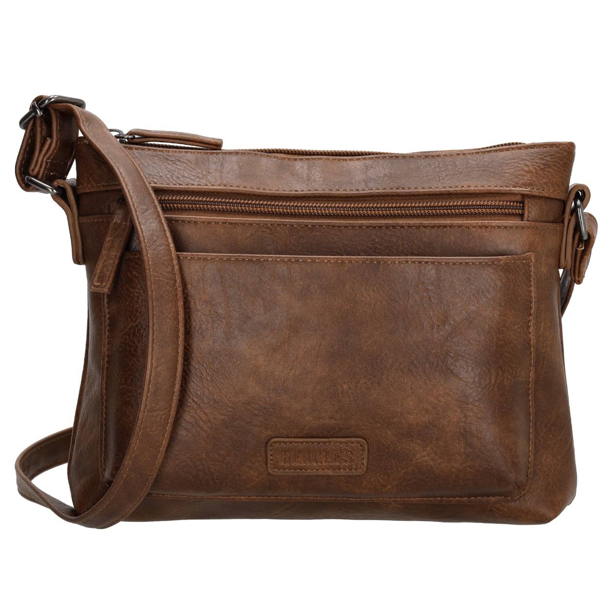 Hoe leuk is deze schoudertas! Deze Beagles Murcia schoudertas is echt een aanrader. De tas heeft een compact formaat, waardoor die gemakkelijk met je mee te nemen is. De schoudertas heeft een hoofdvak en een voorvak met ritssluiting. Zo  kun jouw essentials netjes opbergen. De schouderband is verstelbaar. Op die manier kun jij de tas dragen op jouw gewenste hoogte. Hangt deze leukerd al bij jou om de schouder? 

De eigenschappen van deze schoudertas zijn: 

Hoofdvak met ritssluiting 
Voorvakken en achtervak met ritssluiting
Verstelbare schouderband 