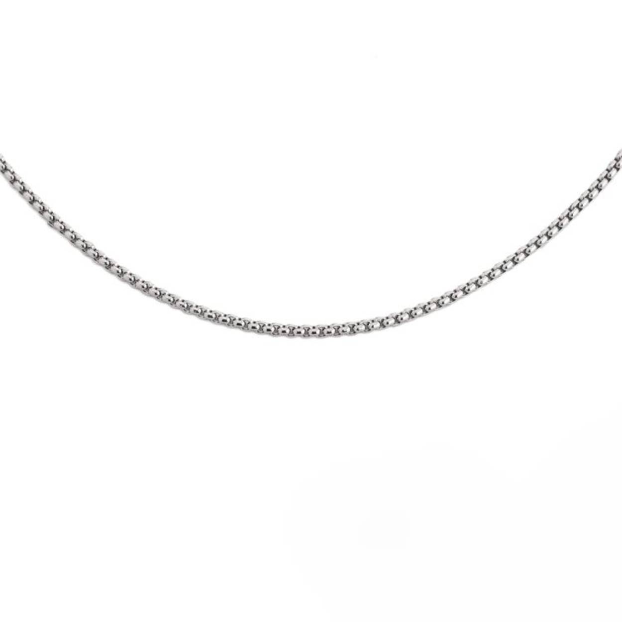 Melano friends jodie ketting - zilverkleurig - dames - 50cm