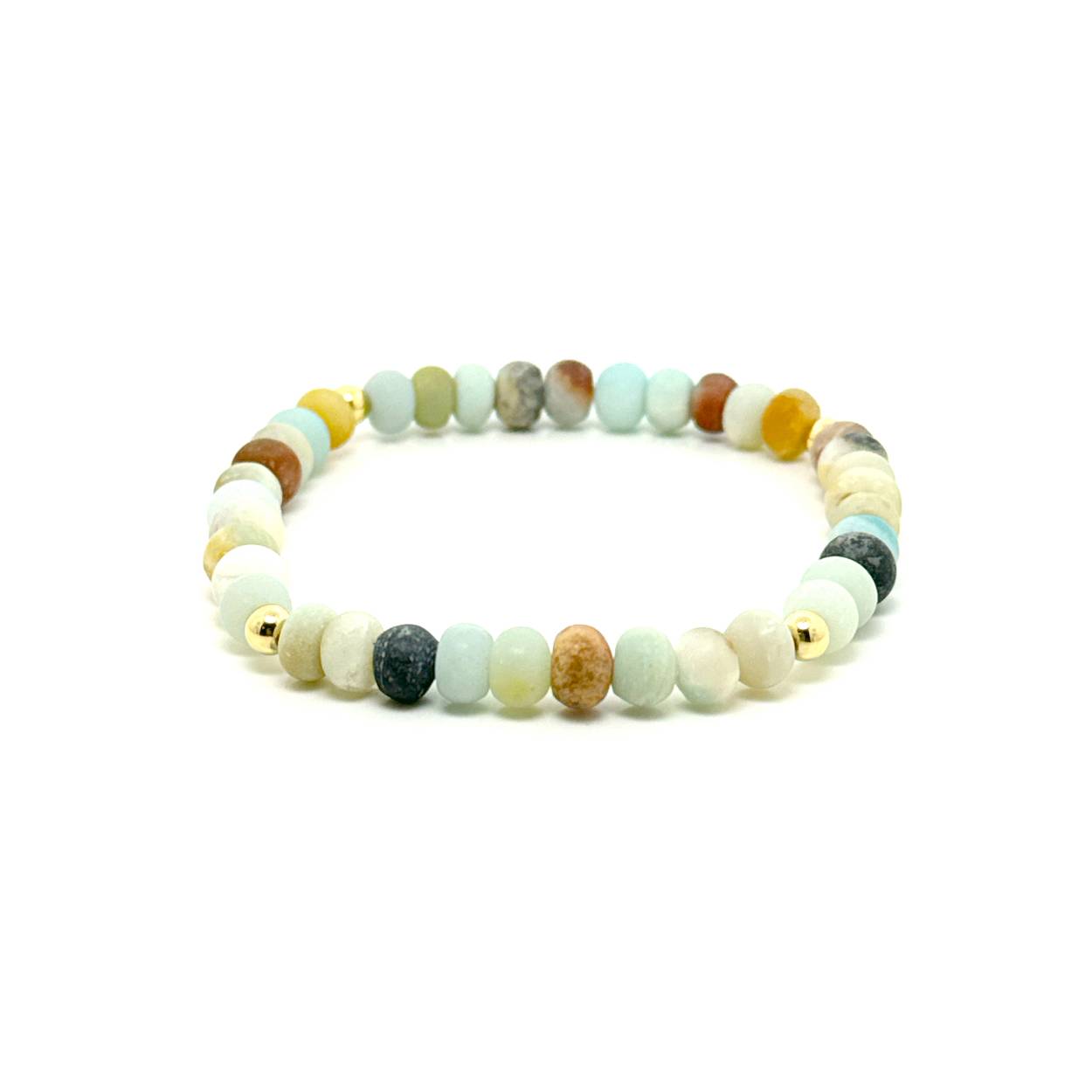 Multicolor 18kt goud armband