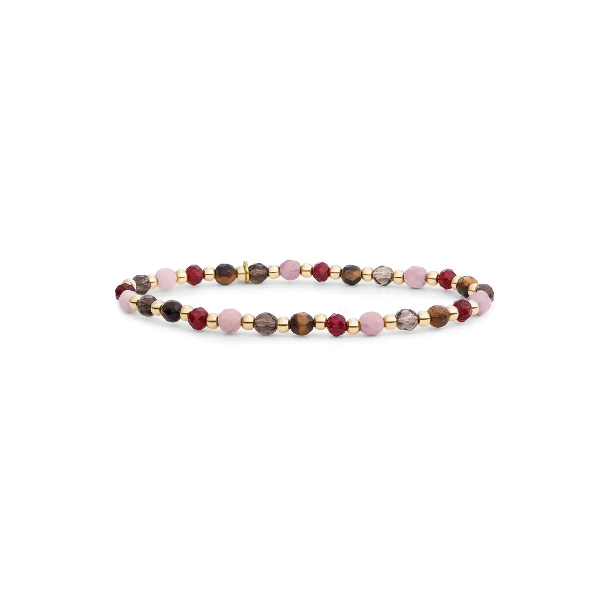 Sparkling Jewels Armband Multi Gem Interstellar Gold SBG-MULTI02-3MM-MIX