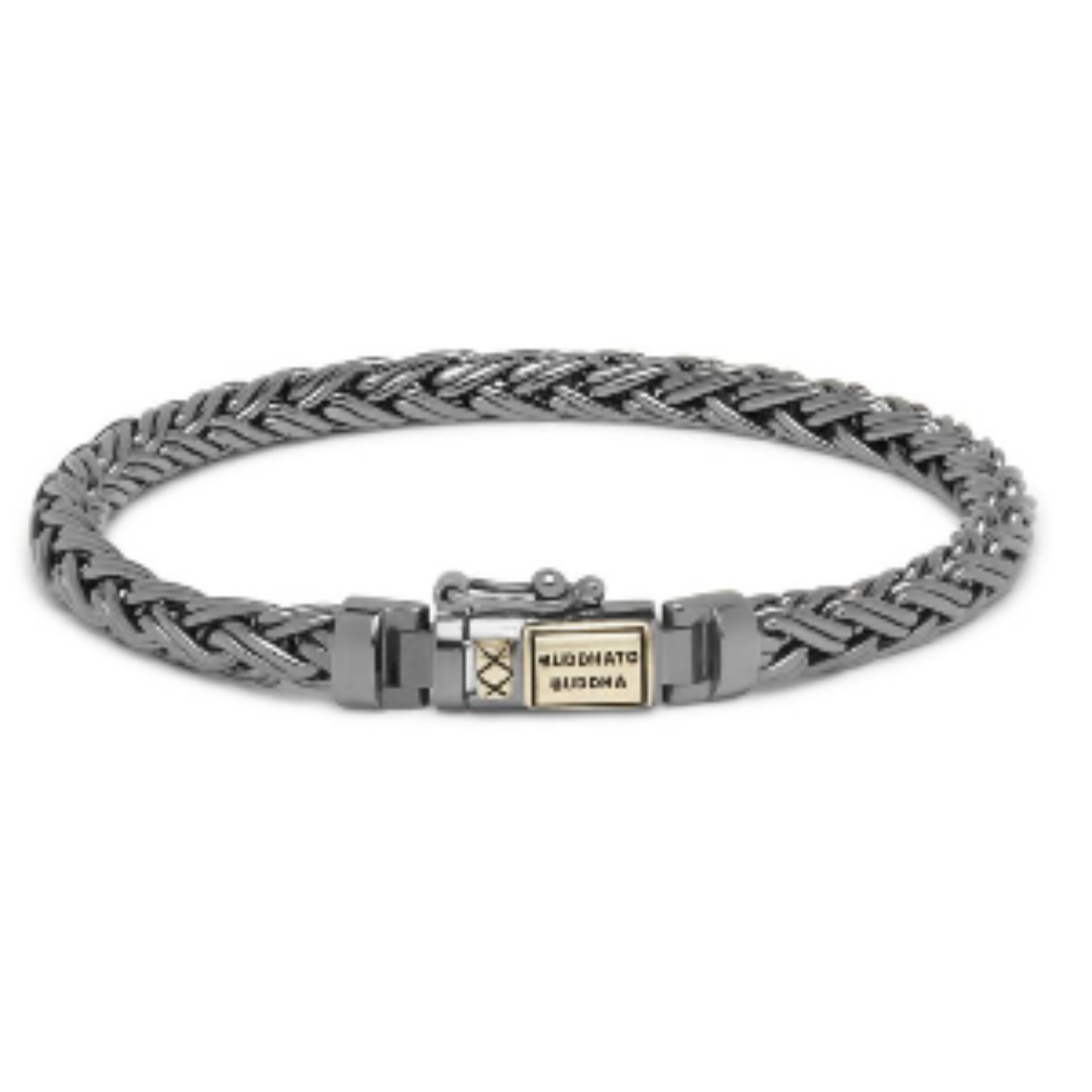 J170BR SG C+ - Katja XS Armband Zwart Rhodium Goud 14kt