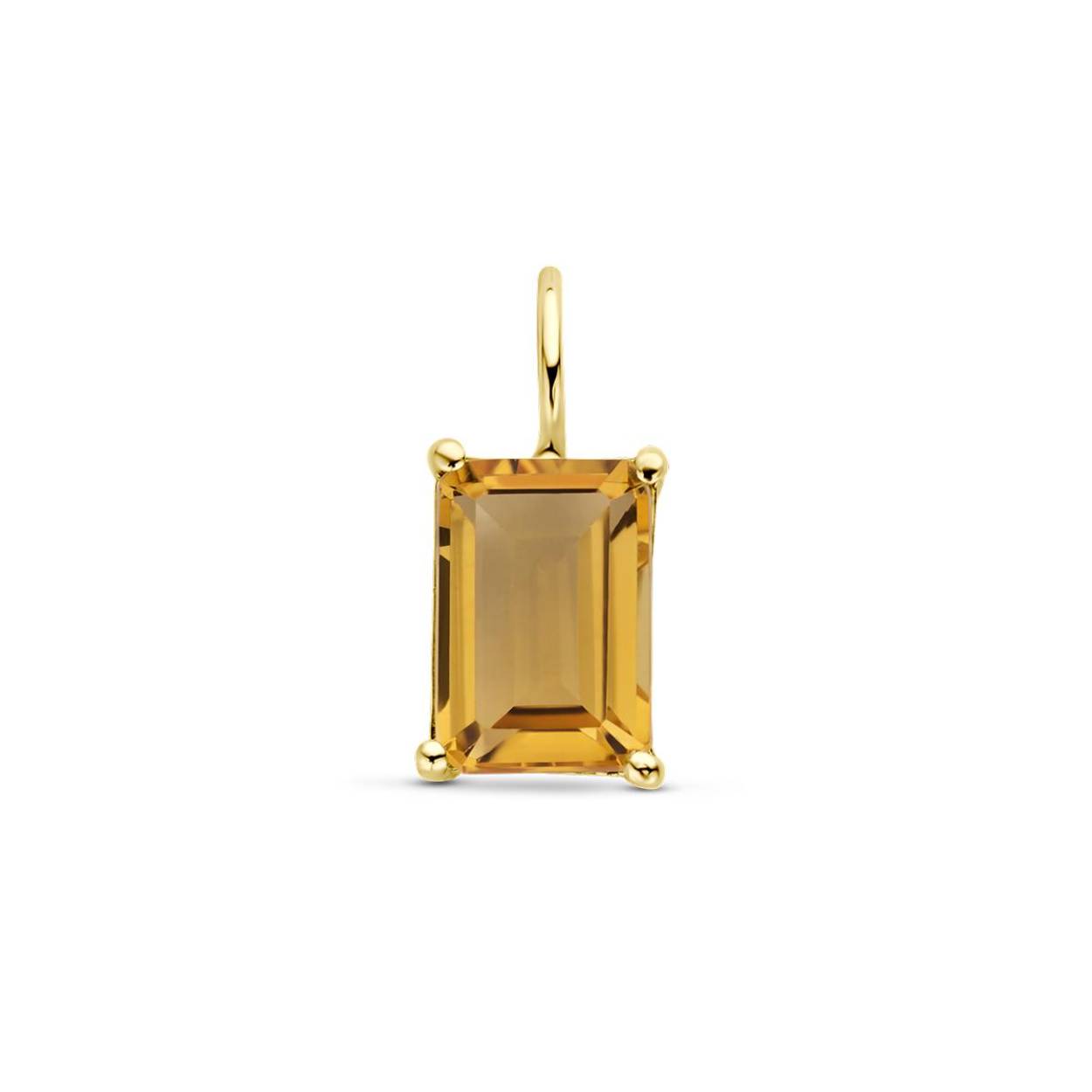 14K geelgoud hanger citrien 4028962
