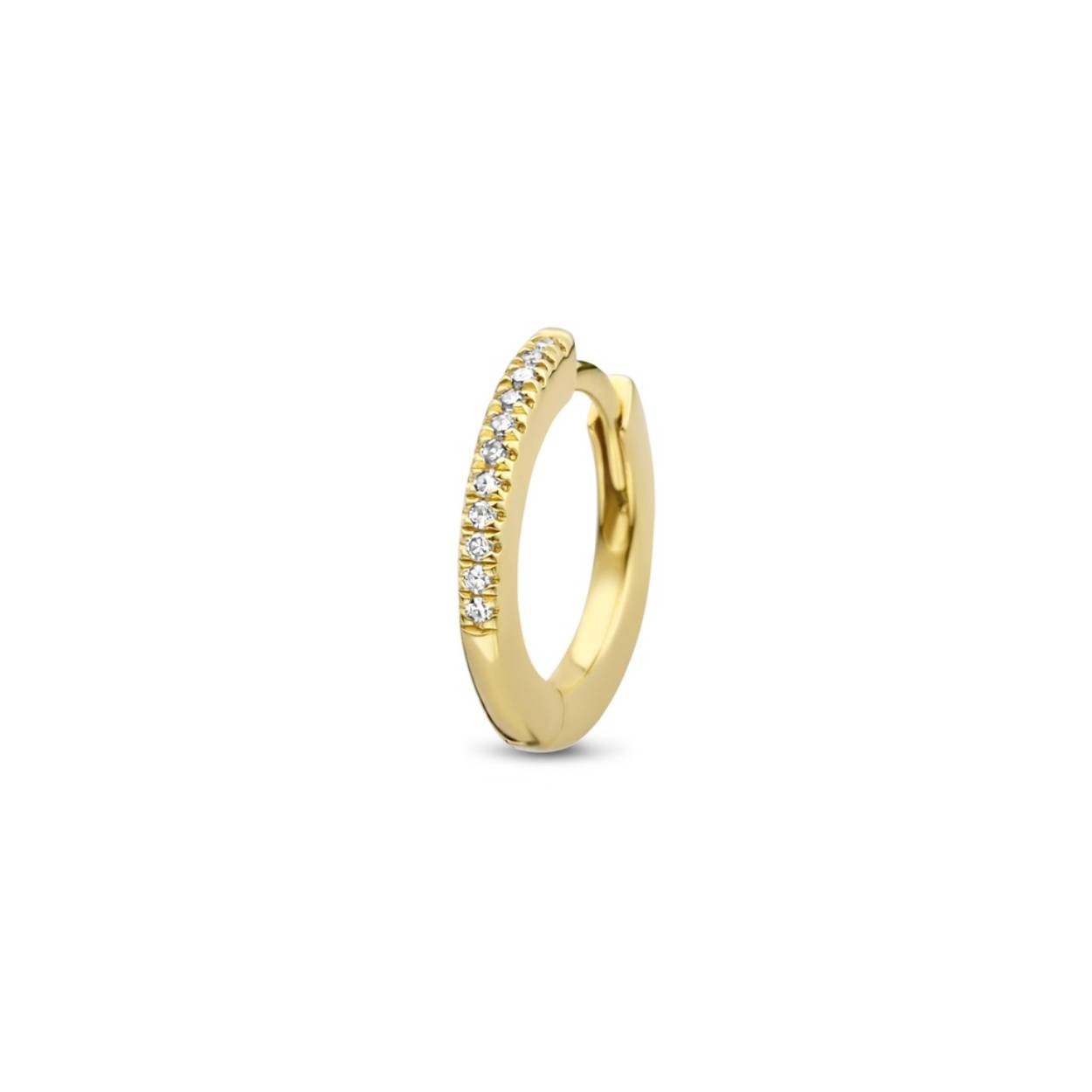Iconic hoops, featuring 11x white diamonds, to make you shine from the inside out - all day, every day.