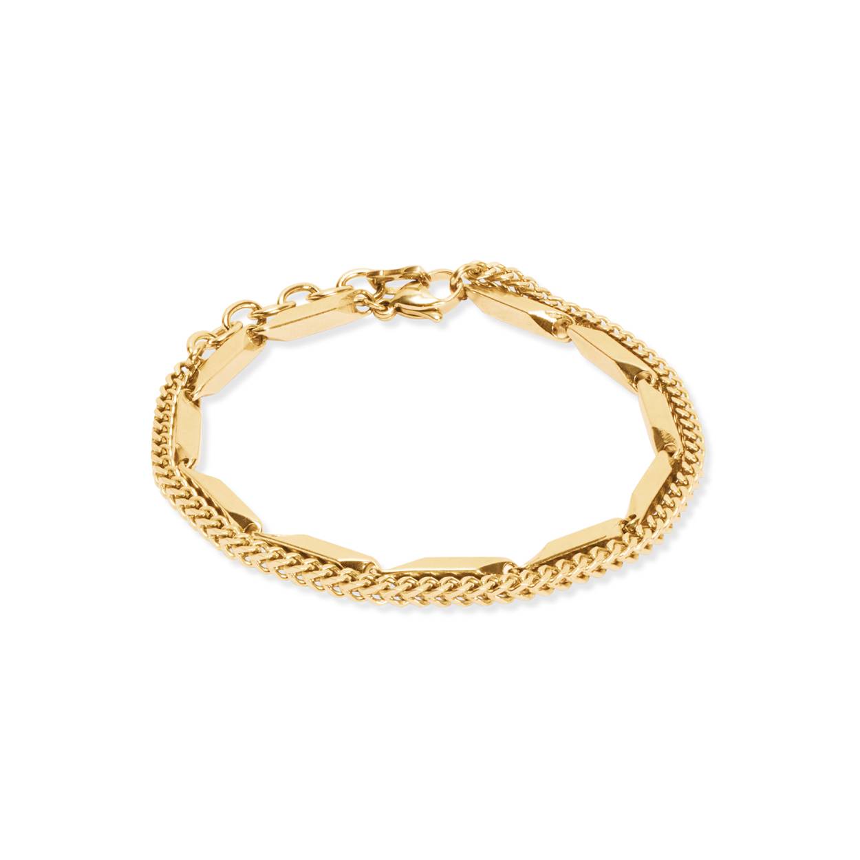 Coeur de Lion armband edelstaal goldplated 19 cm
0801/30-1600