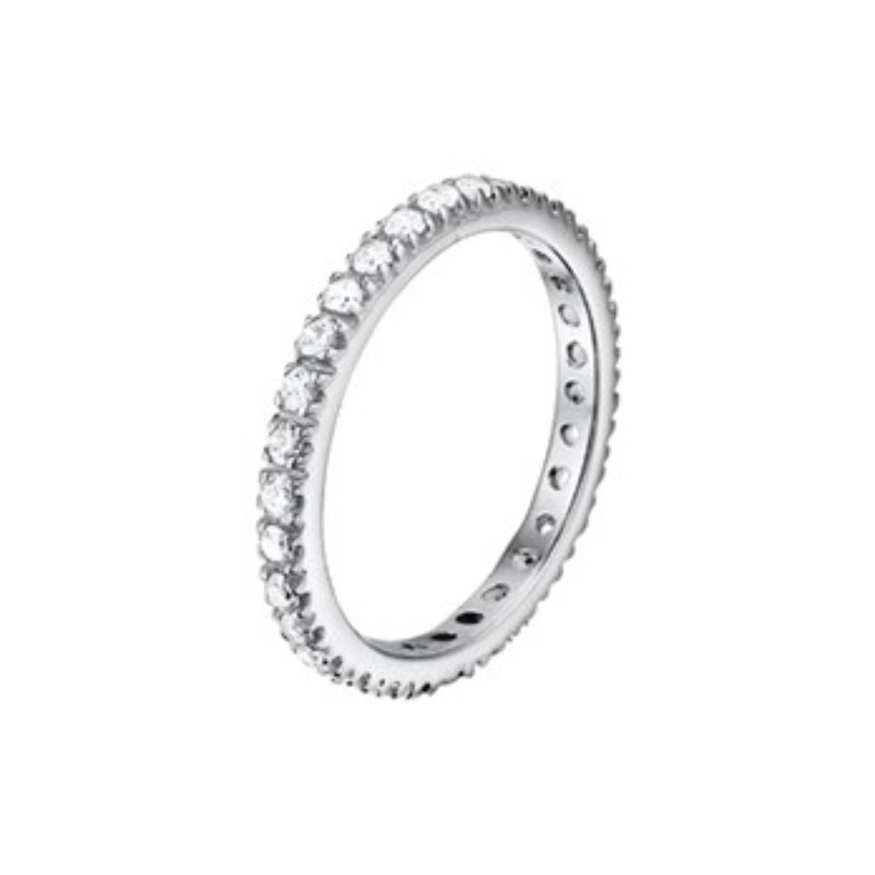 zilveren ring met zirkonia
