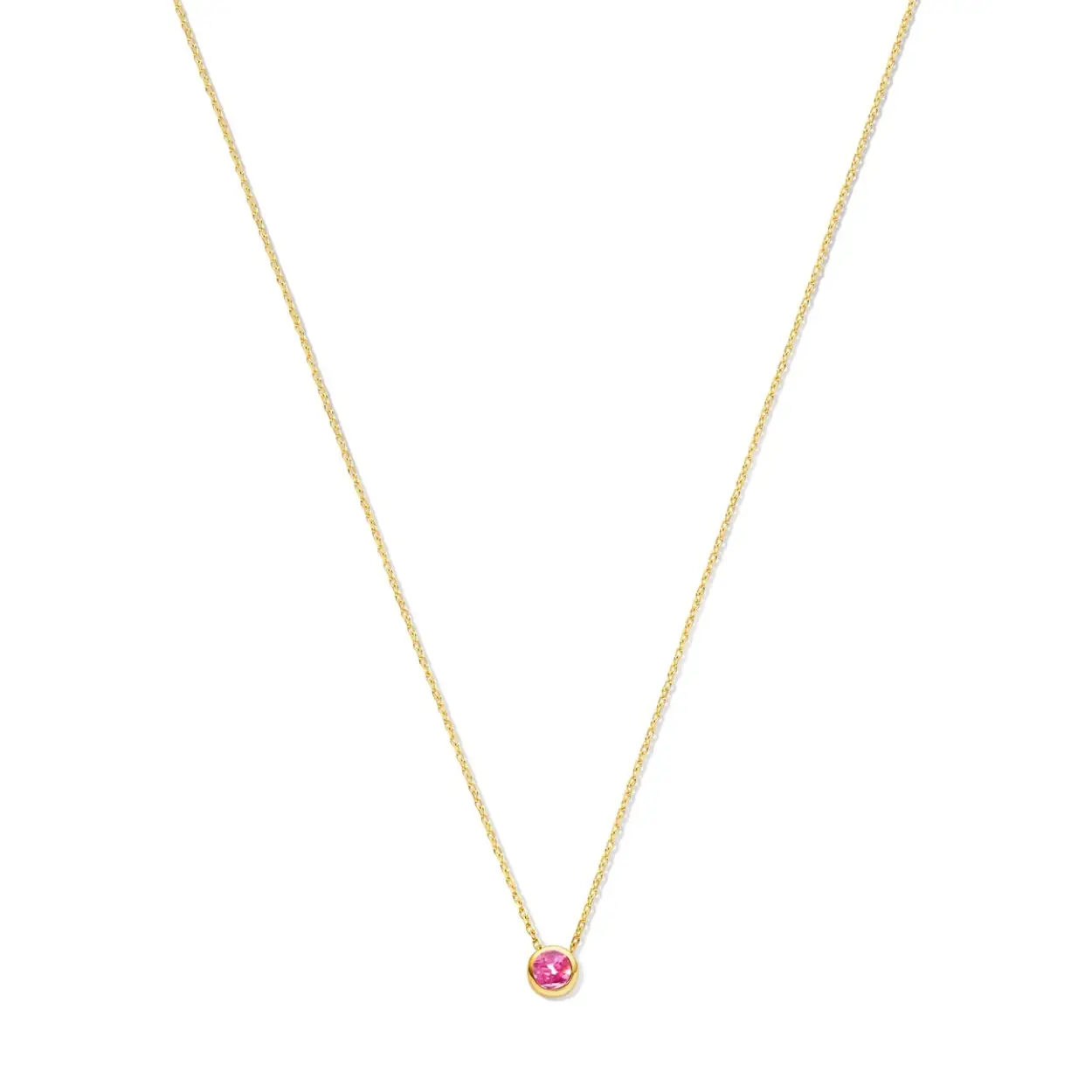 Swing Jewel collier oktober roze toermalijn