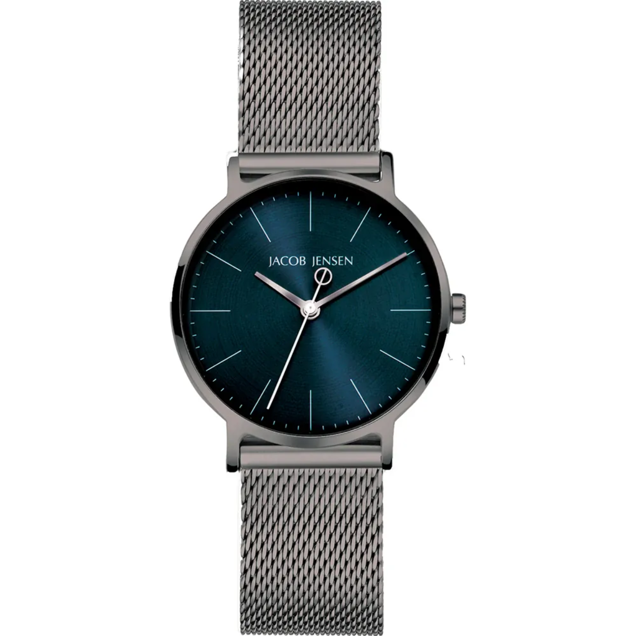 Dit is een horloge van het merk Jacob Jensen gemaakt voor dames.
De specificaties zijn als volgt:
Kastmaat: 32 mm
Kastdikte: 7
Bandbreedte: 16
Waterdichtheid: 5 ATM / 50 Meter / 165 Feet