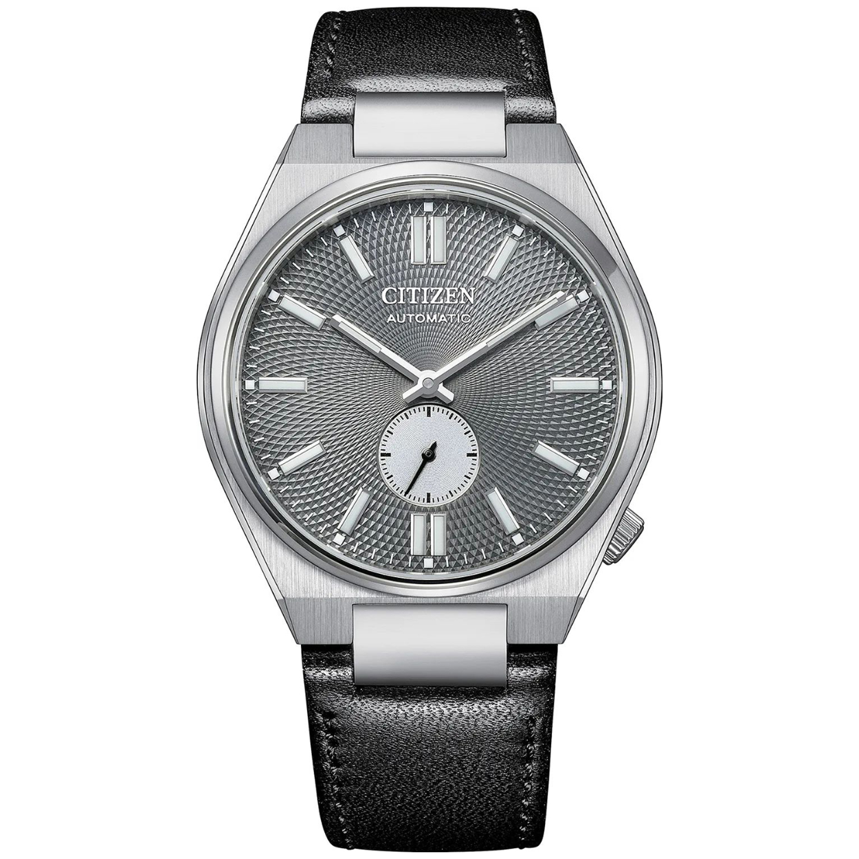 Citizen sapphire leren band