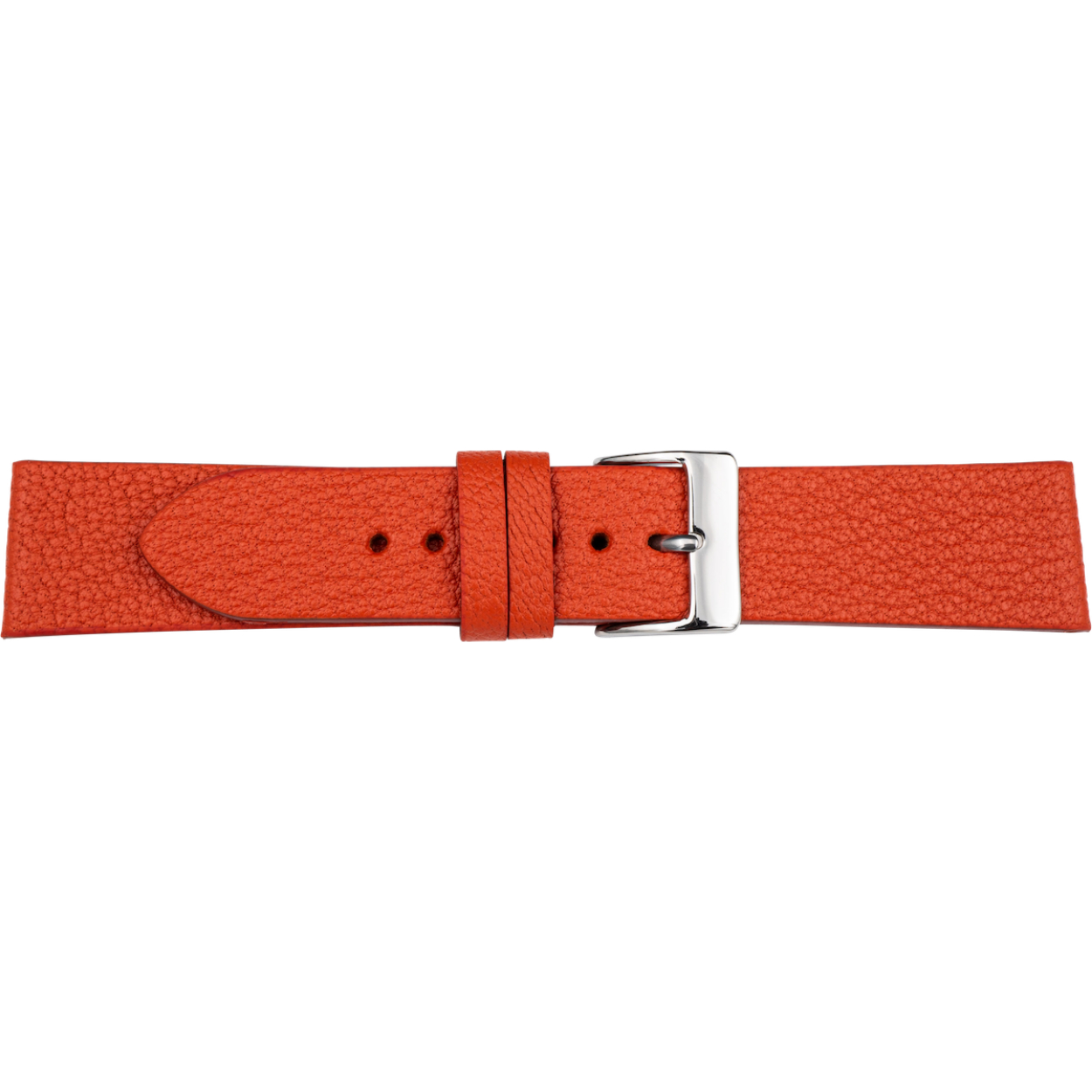 horlogeband oranje leer xs 20mm