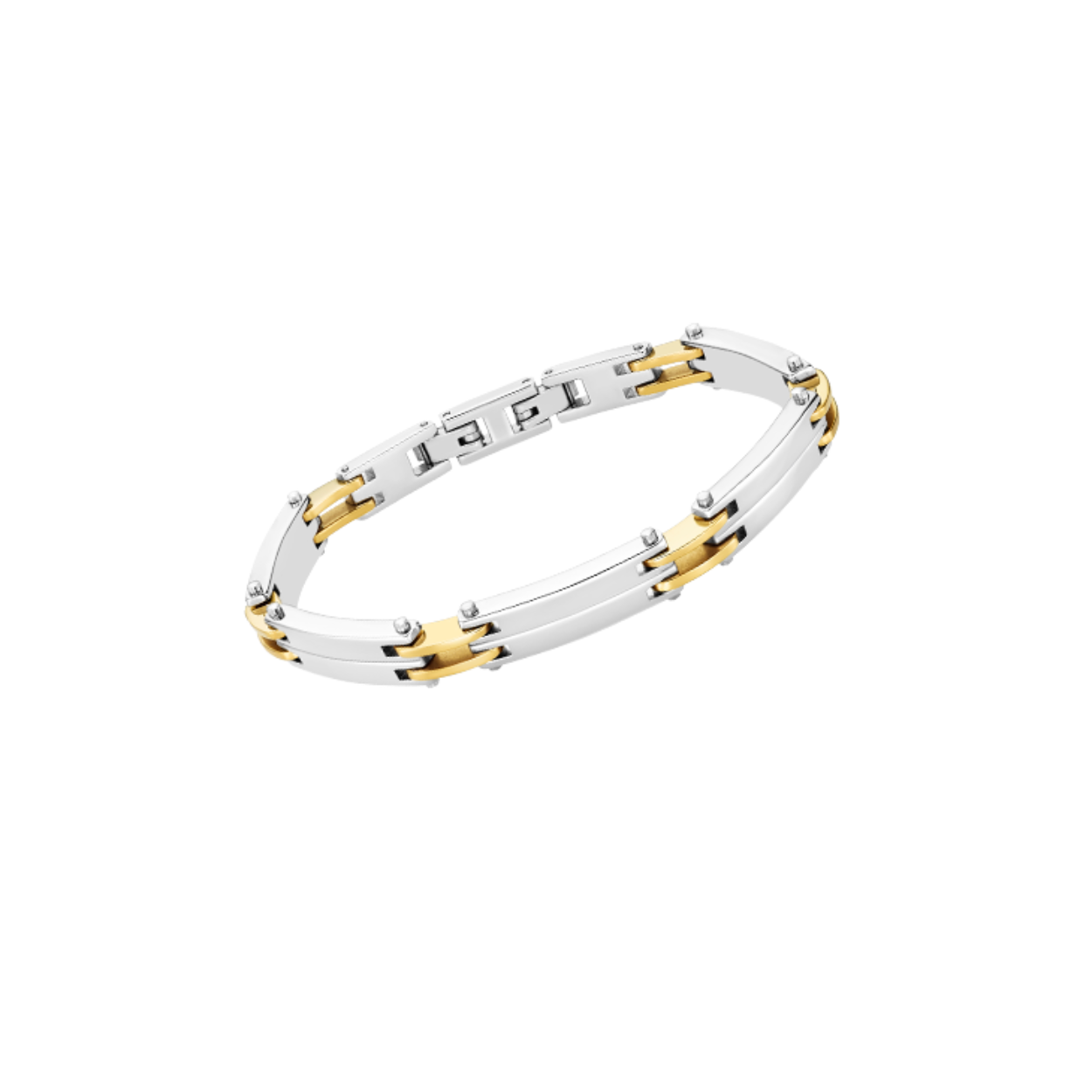 Deze Lotus Style armband voor heren heeft een uniek bicolor design en is gemaakt van hoogwaardig materiaal. De armband is perfect te combineren met andere sieraden en kan gedragen worden bij zowel casual als formele gelegenheden. Draag de armband alleen om de pols of combineer het met meerdere armbanden voor een stoere uitstraling. Maak je outfit compleet met deze stijlvolle armband van Lotus Style.