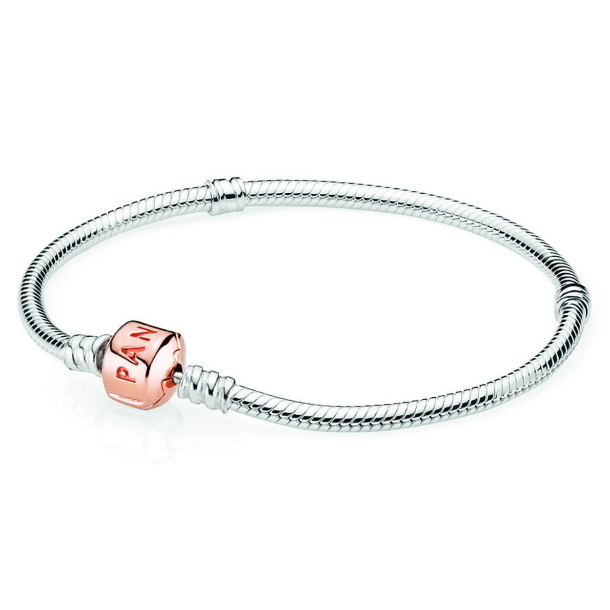 Pandora - zilver armband met rose sluiting 20cm