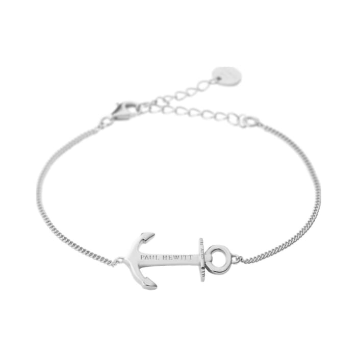 Zilveren armbandje met anker van Paul Hewitt. 15,5 t/m 20 cm