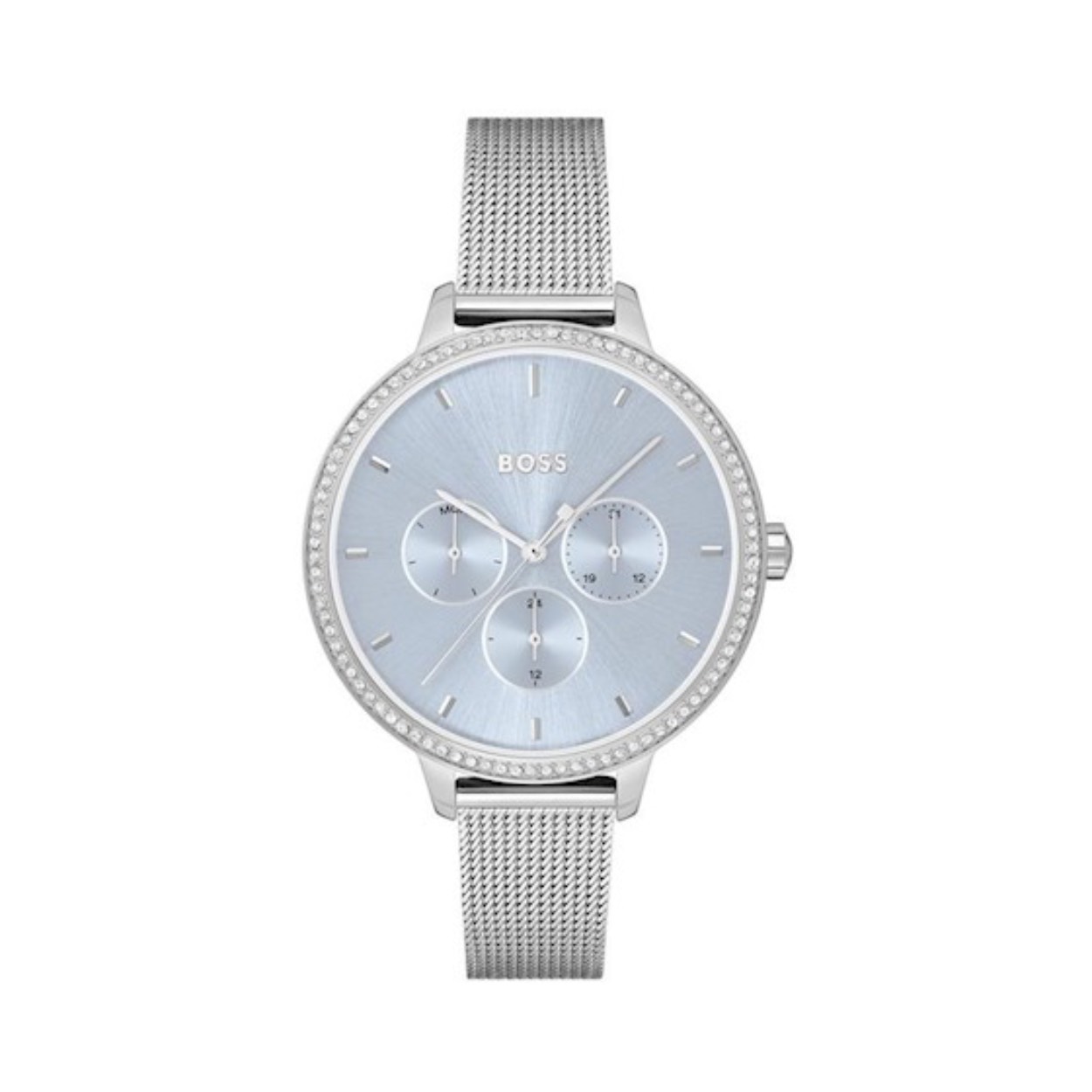 Elegant horloge van het merk Hugo Boss. Het horloge is voorzien van een quartz uurwerk en een mineraalglas.
