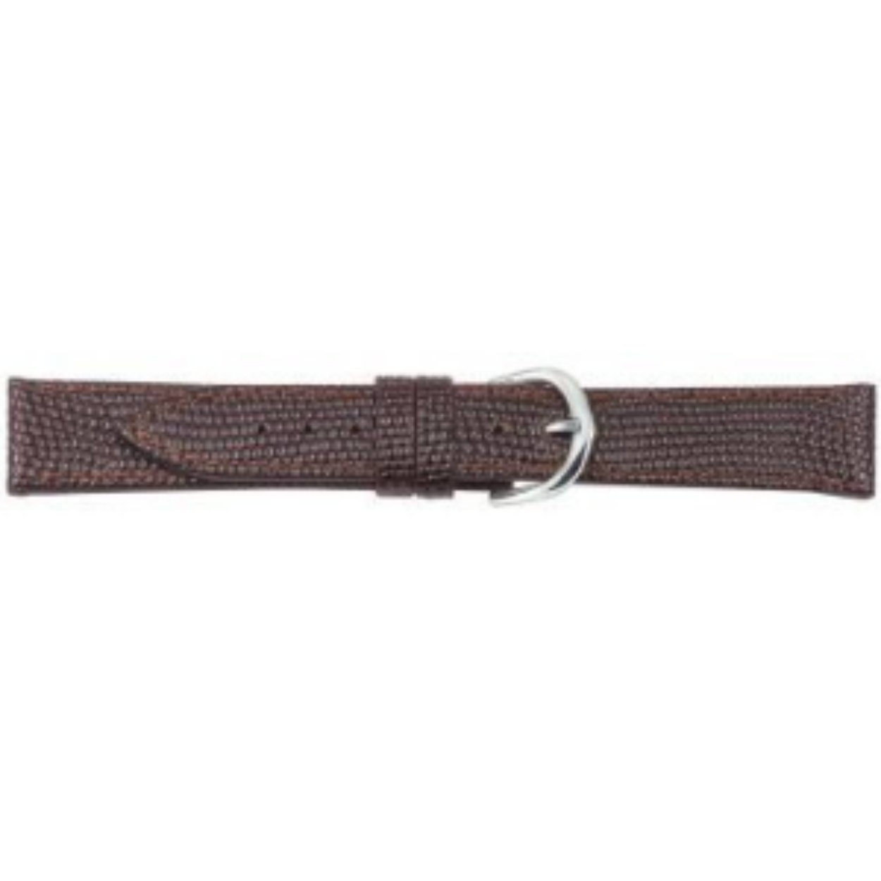 Dit is een horlogeband van het merk Pebro. De kleur van deze band is donkerbruin. De bandbreedte is 14mm.