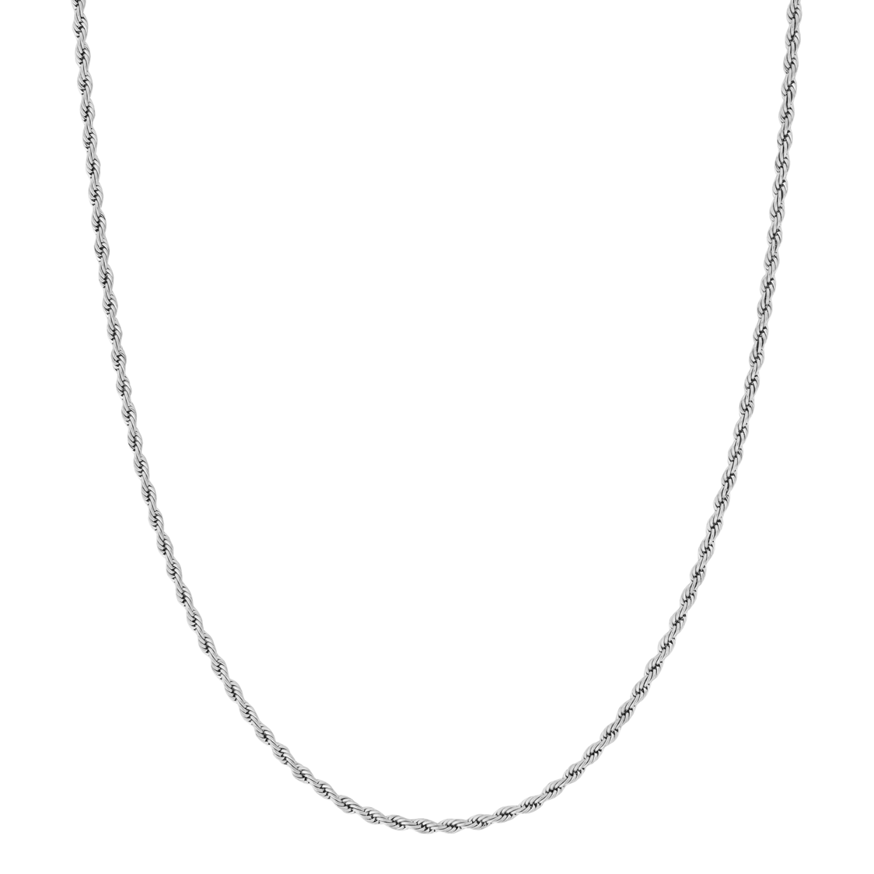 Necklace Rope 3mm Inox - (50+10cm)