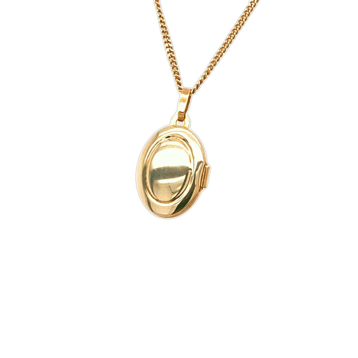 geelgouden medaillon