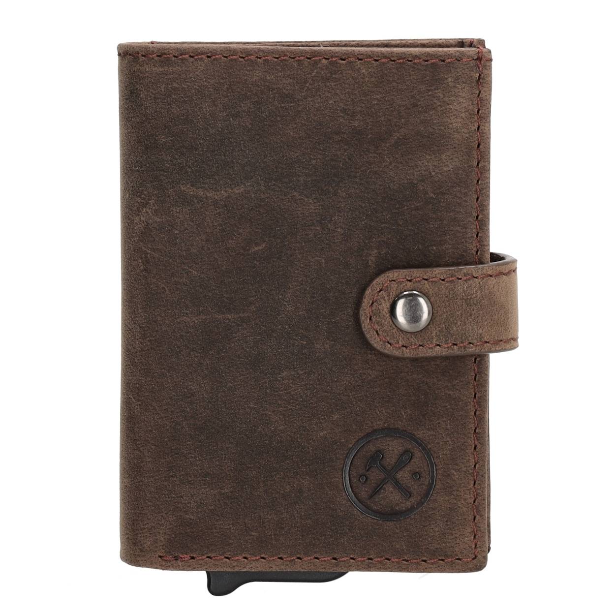 Strak design en ideaal in gebruik, dat kun je zeggen over deze safety wallet van Hide & Stitiches. De portemonnee sluit door middel van een drukknoopsluiting. In de safety wallet is ruimte voor verschillende credticards en wat briefgeld. Op de achterzijde van de safety wallet bevindt zich een ritsvakje waar je bijvoorbeeld wat muntgeld in kwijt zou kunnen. Scoor jij deze topper?

De eigenschappen van deze safety wallet zijn: 

Ruimte voor meerdere creditcards 
Drukknoopsluiting
Achtervak met ritssluiting
Ruimte voor briefgeld
