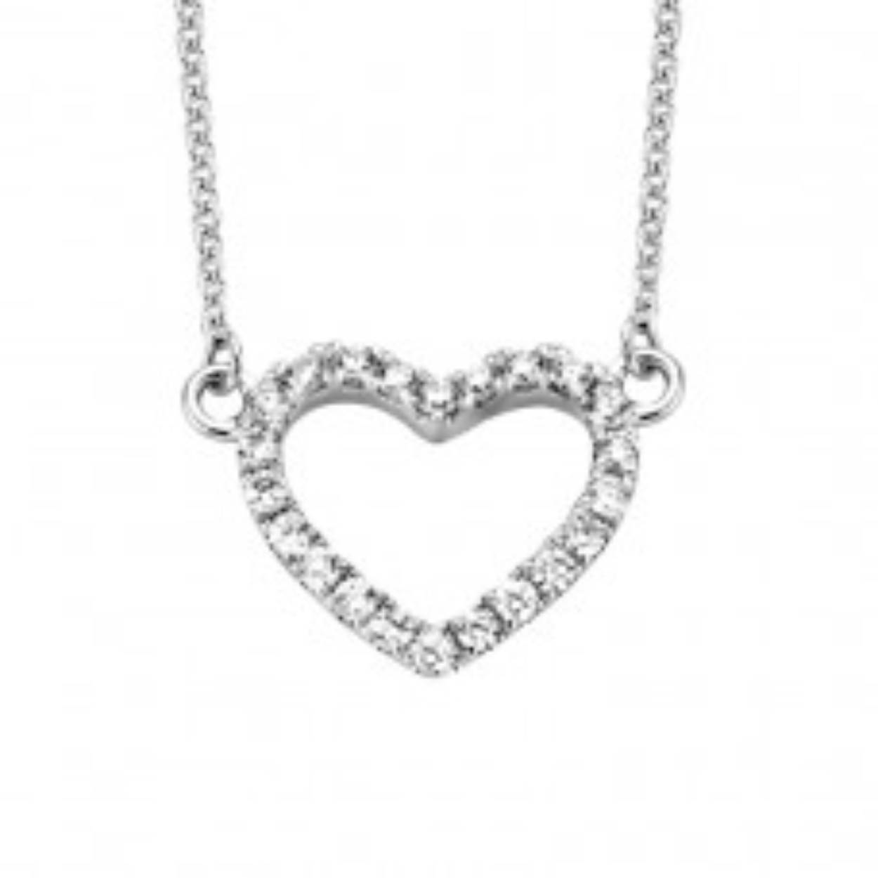 You & Me Collier wit goud 18k briljant