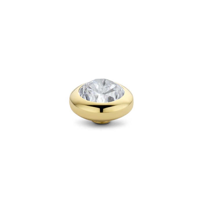 Het Melano Vivid Basic cz steentje is verkrijgbaar in drie formaten en in 23 trendy kleurtjes. De zetting is vervaardigd uit edelstaal en het steentje zelf uit Zirkonia of Swarovski® kristallen.