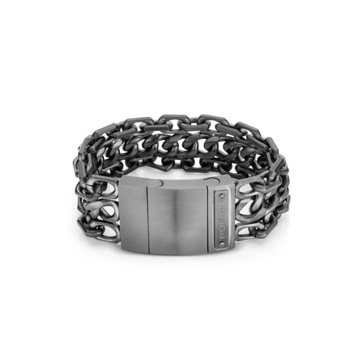 Metalen armband grijs