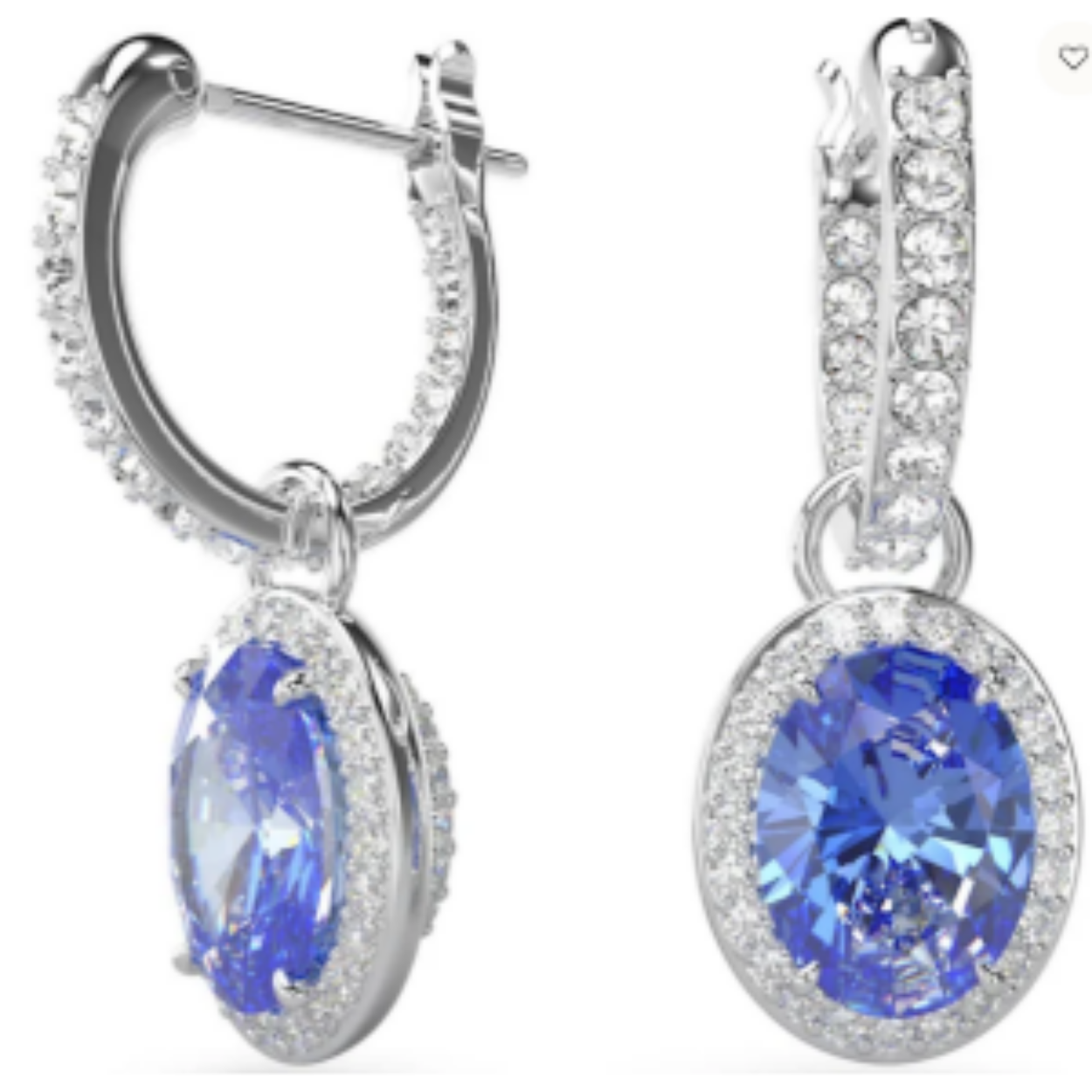 De schoonheid van kristallen wordt perfect door deze glanzende oorbellen uit de Constella-lijn gevangen. Elk sieraad heeft een rhodium toplaag, is aan een gekristalliseerde mini-oorring bevestigd en heeft een afneembaar motief dat is gemaakt van blauw Swarovski Zirkonia en een pav&eacute; van ronde heldere kristallen. Een stralende keuze uit ons universum sieraden dat door de sterrenhemel wordt belicht.