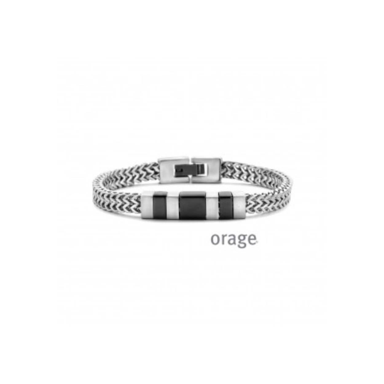 Orage Heren Armband Staal