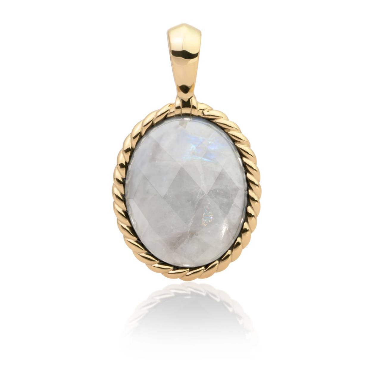 MOONSTONE TWIST AMULET