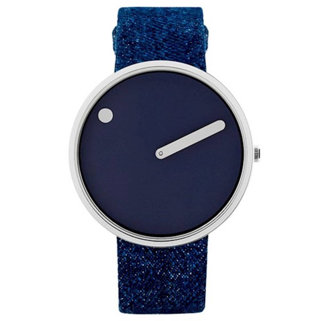 Picto horloge met jeans band