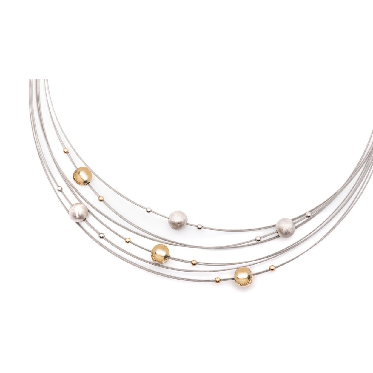 Yo Design Collier Zilver verguld T1226 YD planet 