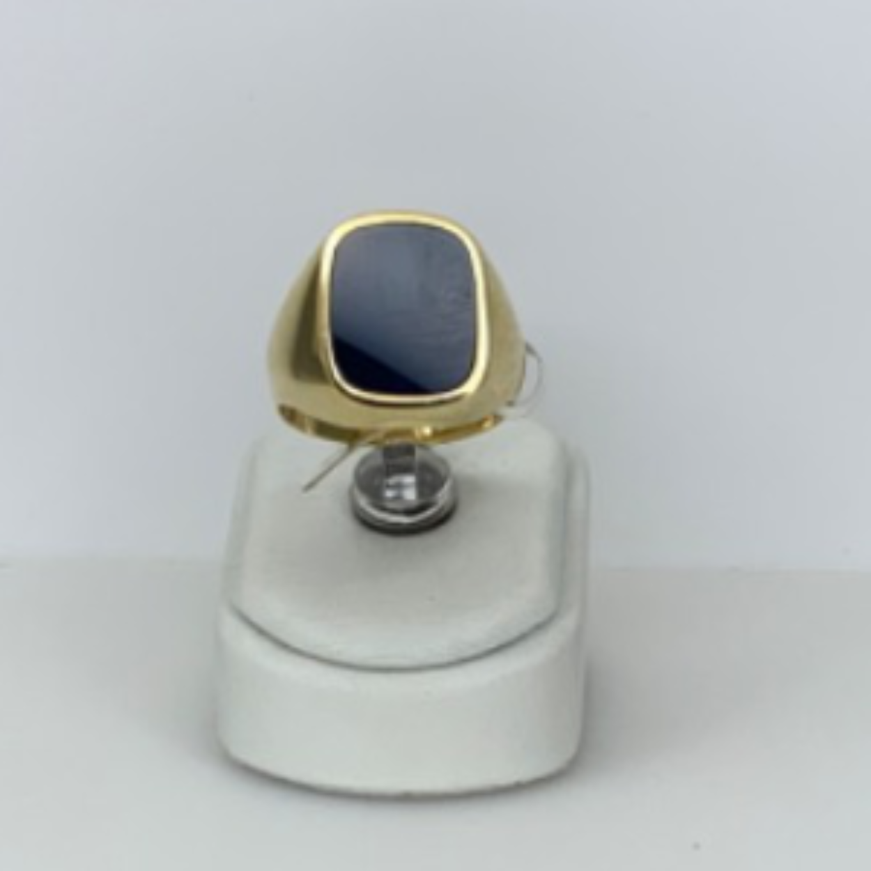 Gouden herenring lagensteen 