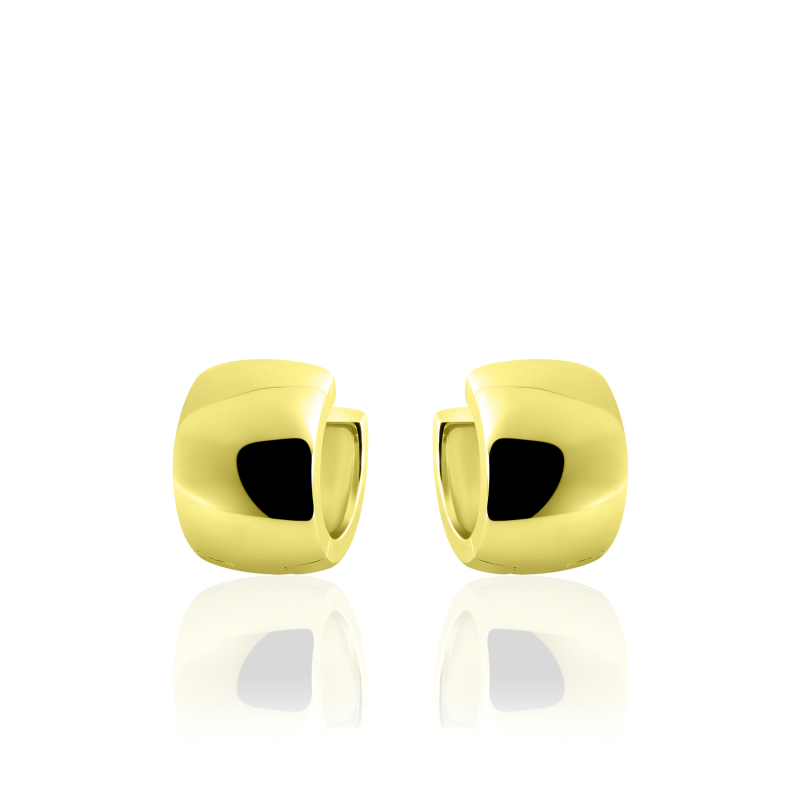 Deze prachtige oorbellen van het merk Gisser zijn gemaakt van goud op zilver. De oorbellen zijn verkrijgbaar in meerdere kleuren en maten. Let op: kleur kan afwijken van de afbeelding.