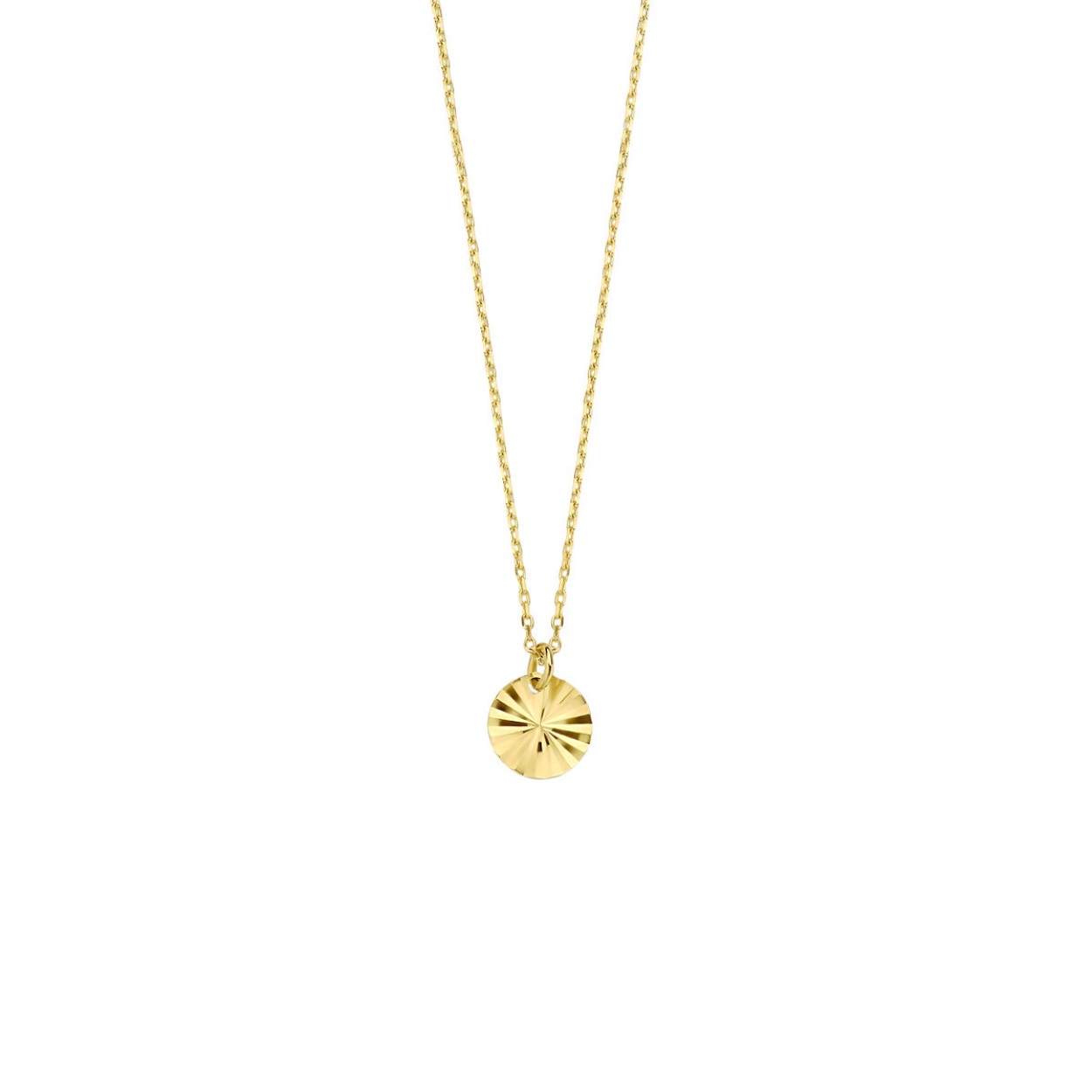 gouden collier met hanger