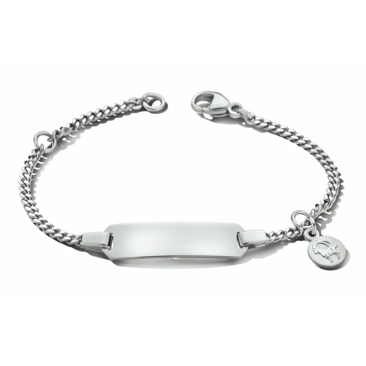 Zilveren plaatarmband 11-13cm met schorpioen