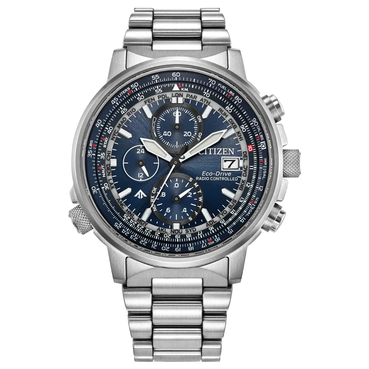 Heren eco drive chrono radio controlled