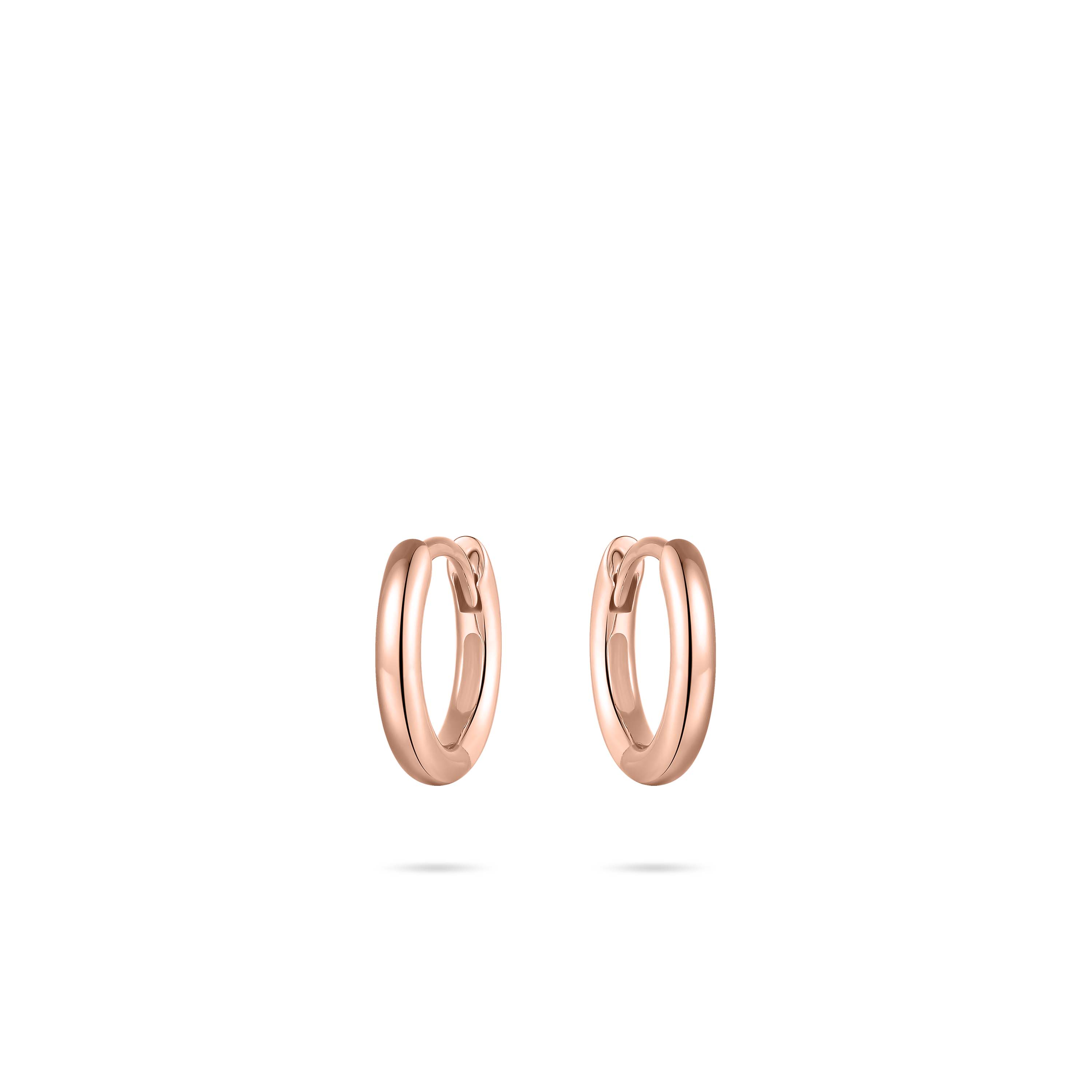 Gisser Jewels  oorringen rood goud VRKCL2/12