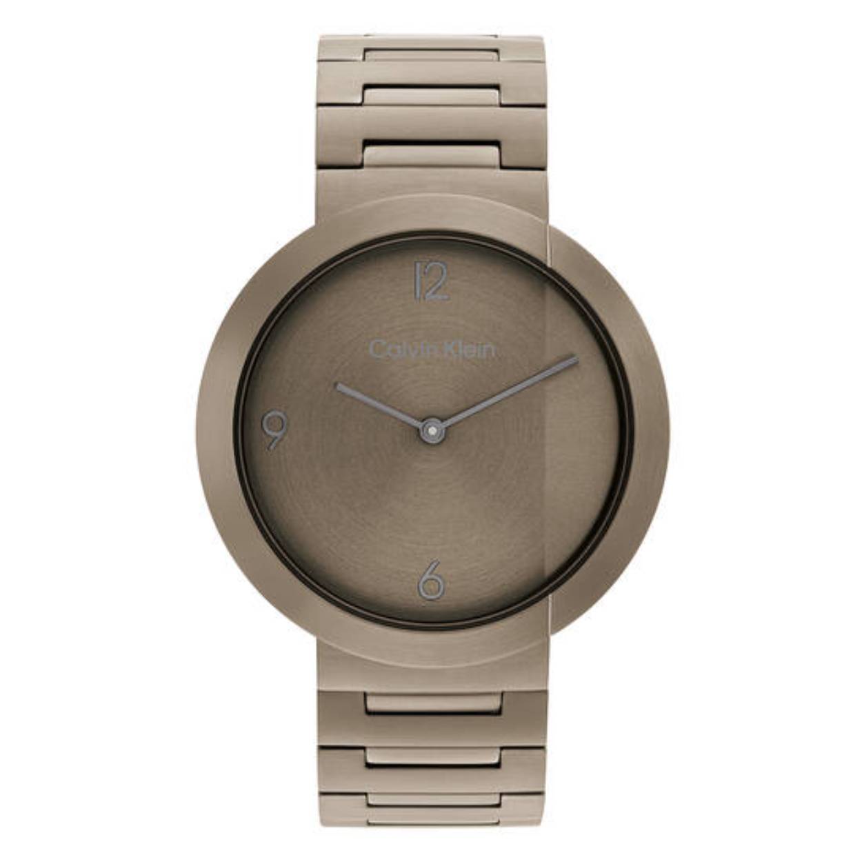Dit Calvin Klein horloge behoort tot de Eccentric collectie.
Referentienummer: 25200292

Dit minimalistische horloge heeft een stalen kast en band. Het horloge heeft grijze wijzers en indexen. De groen/bruine wijzerplaat is afgeschermd door mineraalglas. Het horloge is waterbestendig tot 3atm.