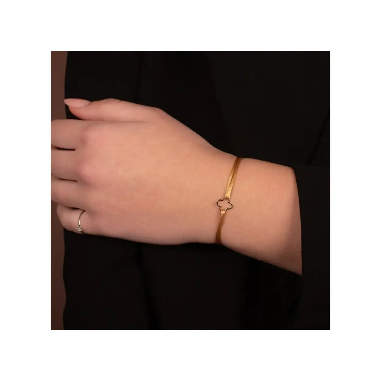 ICONICLUCKYCLOVERBRACELETCORD
