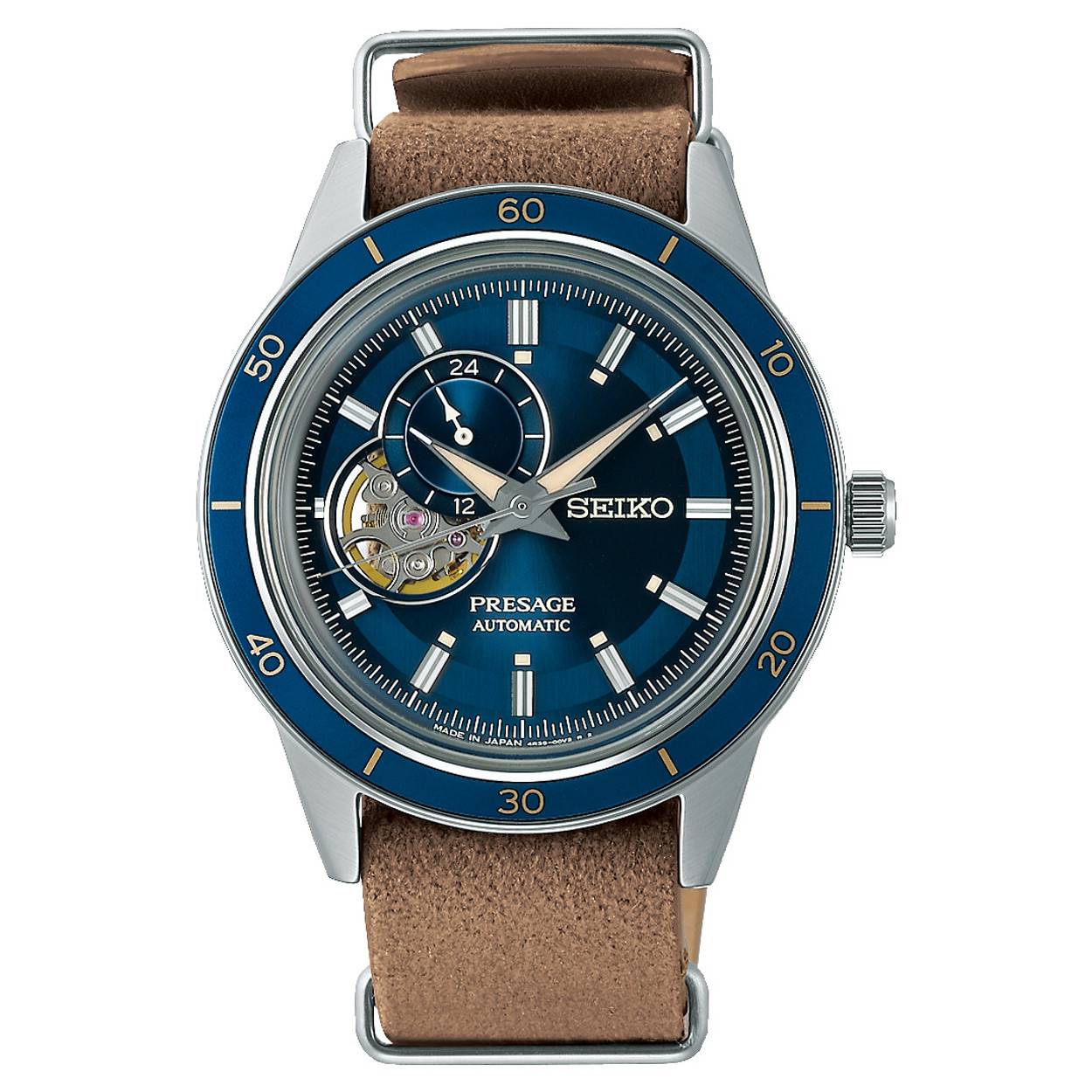 Het Seiko Presage SSA453J1 horloge is een horloge met een klassieke look. Het Seiko Presage horloge is uitgerust met een automatisch kwaliteitsuurwerk, energie uit beweging, waardoor een batterij niet nodig is.
