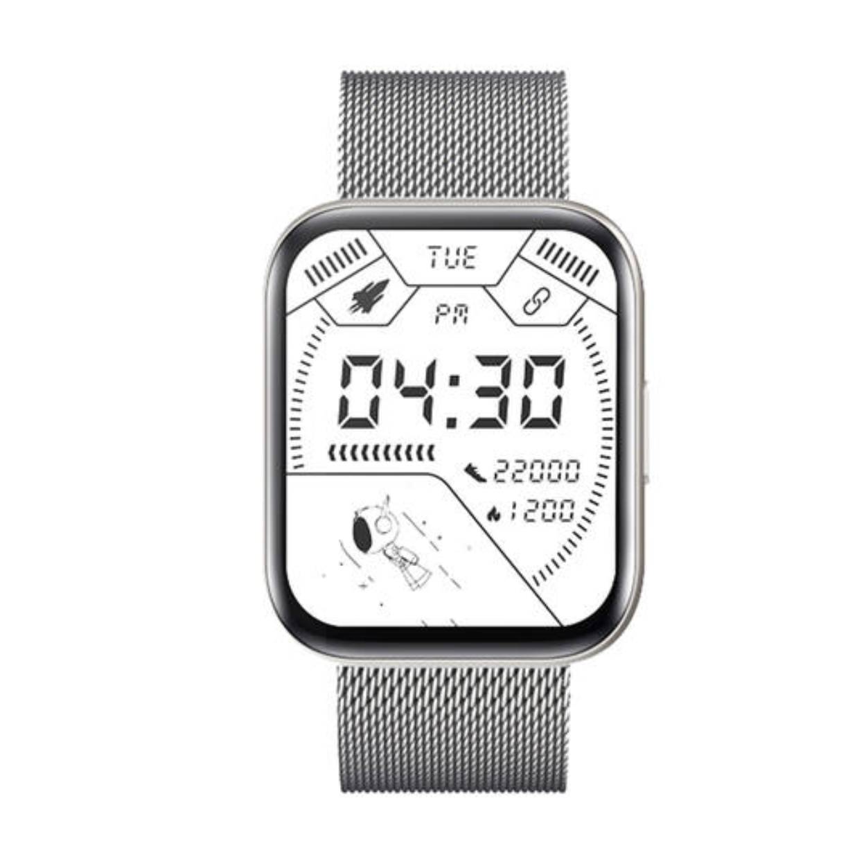Smarty SW033F SW033 Unisex Horloge

- Behuizing gemaakt van aluminium, in de kleur zilver
- Horlogeband gemaakt van staal, in de kleur zilver, met gesp
- Quartz uurwerk, werkt op batterijen
- Breedte van de behuizing is 44 mm
- Dikte van de behuizing is 10 mm

Wordt geleverd in originele Smarty horlogedoos en 2 jaar officiële garantie.