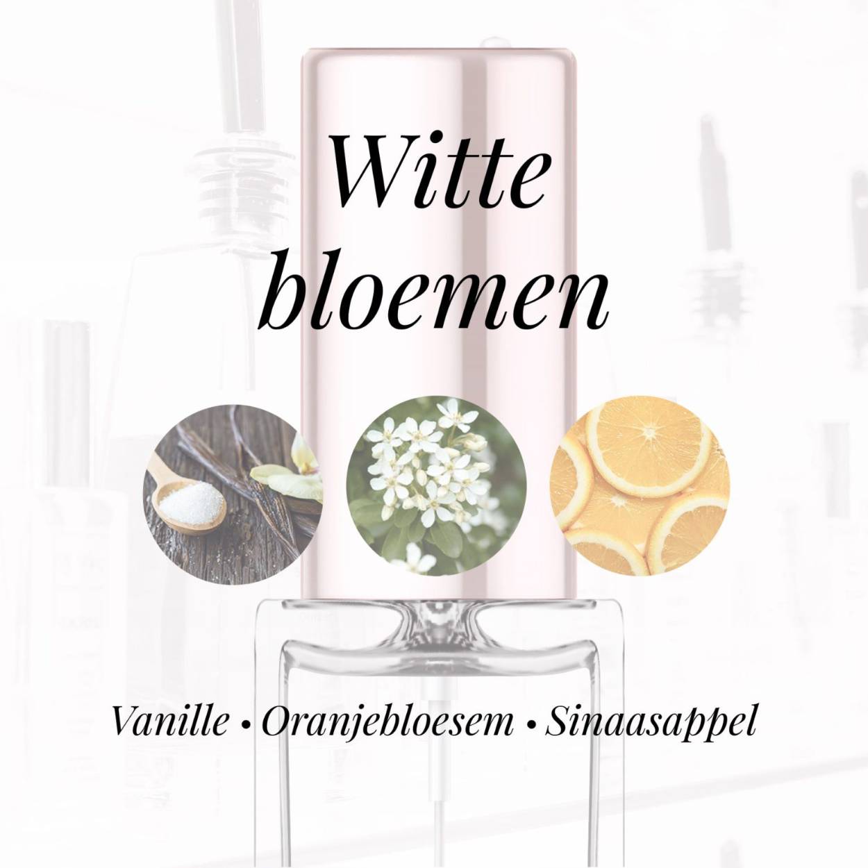 Eigenschappen
Geur:Bloemig Houtachtig
Waarneembare geuren: Vanille, Oranjebloesem, Sinasappel
Sillage: Midden
Seizoen: All season
Eigenschap: Populair
Stijl: Trendy
Geurgroep: Witte bloemen
Hoofdakkoorden: Citrusvruchten, Witte bloemen, Vanille, Zoet, Poederig
Top noten: Mandarijn, Bergamot en Gember
Midden noten: Oranjebloesem en Gardenia
Basis noten: Vanilla, Tonkaboon, Muskus, Sadelhout en Eikenmos